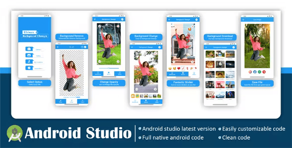 Auto background remover changer