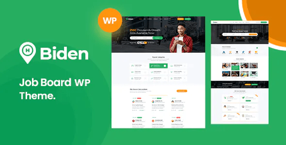 Biden Job Board WordPress Theme