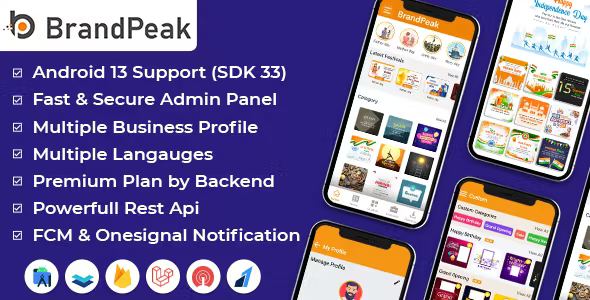 BrandPeak Festival Poster Maker Business Post Political Post Maker App