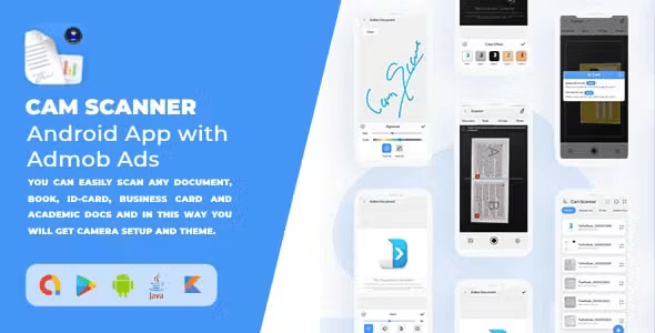 Cam Scanner 2023 Smart Android App with Admob Ads