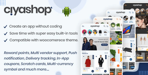 CiyaShop Native Android Application based on WooCommerce