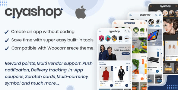 CiyaShop Native iOS Application based on WooCommerce