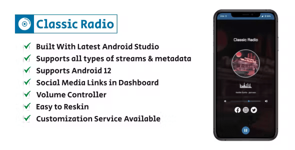 Classic Radio Simple and Easy Radio Player for Android 1 1