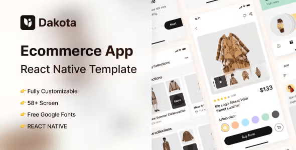 Dakota Ecommerce React Native Template