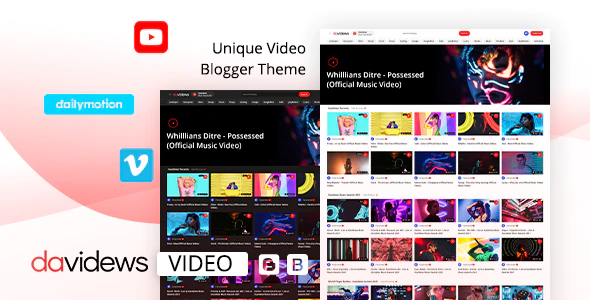 Davidews Video Blogger Theme