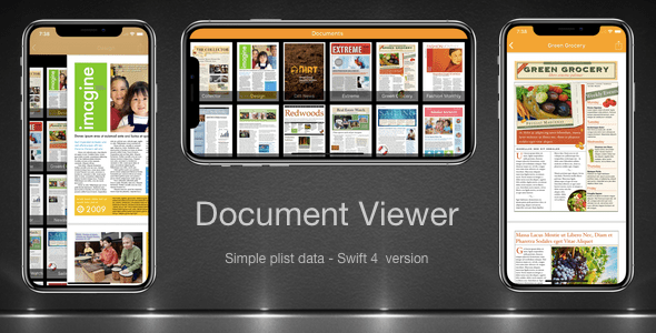 Document Viewer App Swift 4