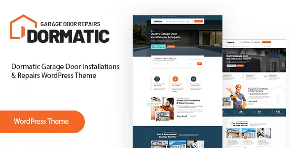 Dormatic %E2%80%93 Garage Door Repair WordPress Theme