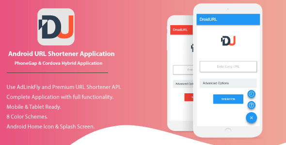 DroidURL Android URL Shortener For AdLinkFly And Premium URL Shortener