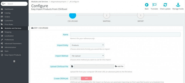 Easy Import Products From CSV EXCEL XML JSON TXT Module