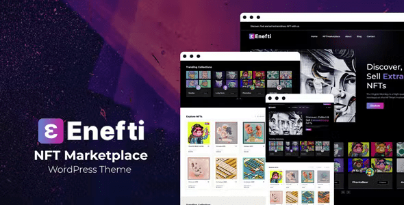 Enefti NFT Marketplace Theme