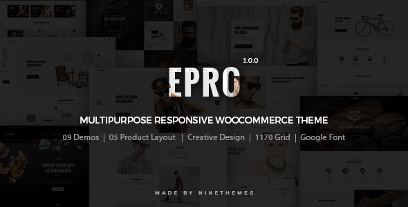 ePro Multipurpose WooCommerce Theme