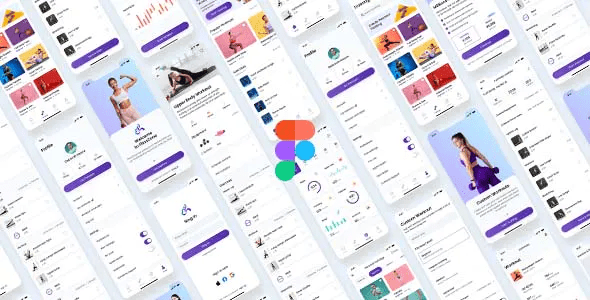 FitooZone %E2%80%93 Fitness App UI Kit for Figma