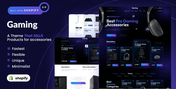 Gaming Shopify 2.0 eCommerce Theme