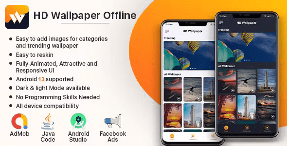 HD Wallpaper Pro Offline with fully Animated UI