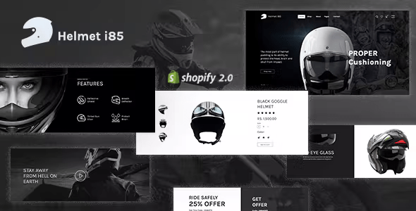 Helmeti85 Helmet Store Shopify Theme