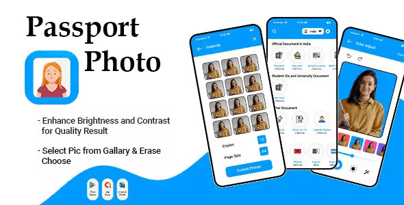 ID Photo Passport Photo App Passport Size Photo Maker US Passport Photo ID Passport VISA