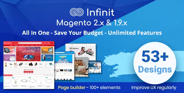 Infinit Multipurpose Responsive Magento 2 and 1 Theme 1 1