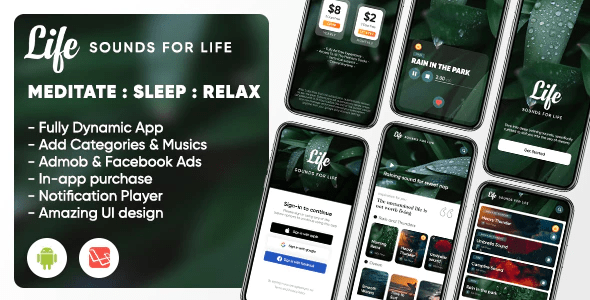 Life Sleep Sounds Meditation Sounds Relax Music App