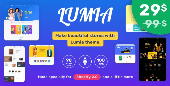 Lumia Multipurpose Shopify Theme OS 2.0 Multilanguage RTL Support