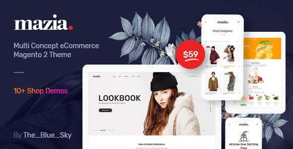 Mazia Clean Minimal Magento 2 Theme