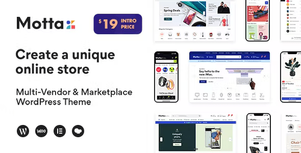 Motta Multi Vendor and Marketplace WordPress Theme