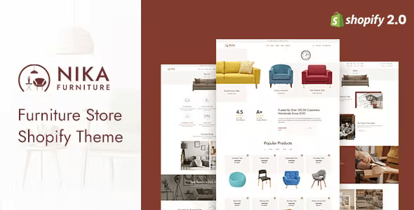 Nika Modern Furniture Responsive Shopify Theme