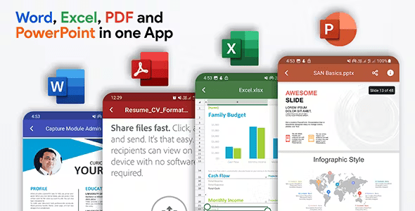 Office Reader Document Viewer Document Reader with Admob