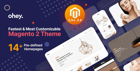 Ohey Multipurpose Sections Magento 2 Theme