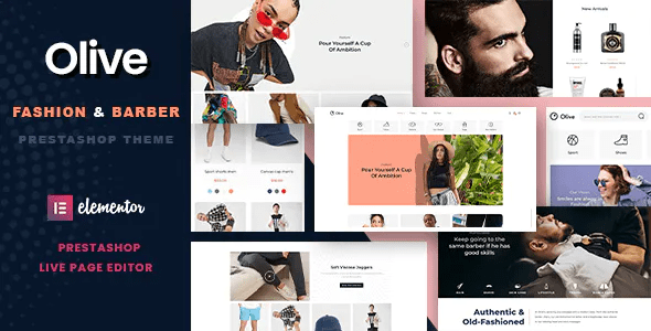 Olive Fashion Barber Store Prestashop 1.7 Theme