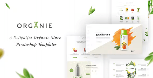 Organie A Delightful Organic Store eCommerce Prestashop Theme V1.6 V1.7