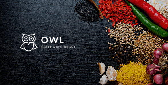 OWL Cafe Restaurant Drupal 8 Template