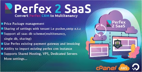 Perfex CRM SaaS Module Transform Your Perfex CRM into a Powerful Multi Tenancy Solution