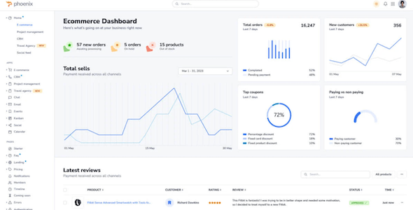 Phoenix %E2%80%93 Admin Dashboard WebApp TemplateReact