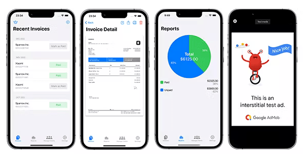 Pro Invoice Maker SwiftUI iOS Full Application