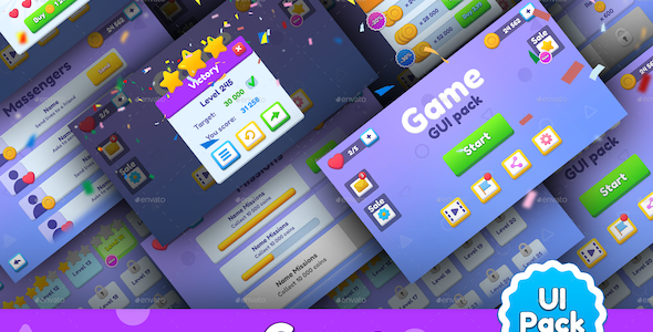 Purple GUI game pack 1 1