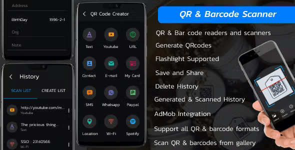 QR Barcode Scanner QR Code Generator QR Barcode Reader QR Code Scanner Generator