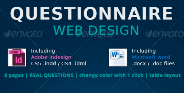 Questionnaire Web Design