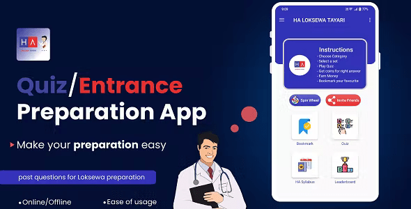 Quiz App with Earning System Admob Integration with admin app