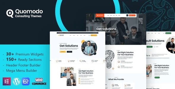 Quomodo Business Consulting WordPress Theme