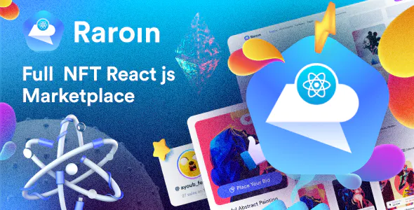 Raroin NFT Marketplace React Js Template