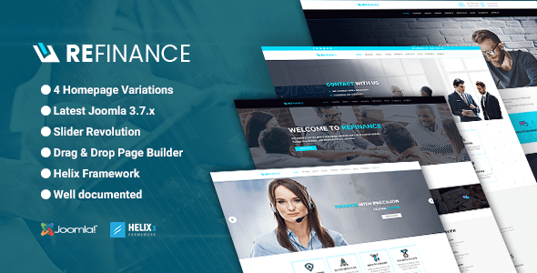 Refinance Finance Tax Corporate Joomla Template