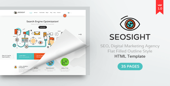 Seosight SEO Digital Marketing Agency HTML Template