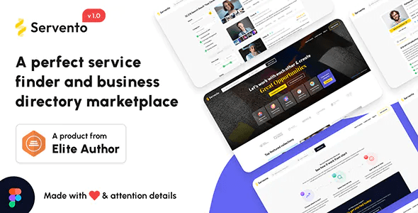 Servento A service finder and business listing template