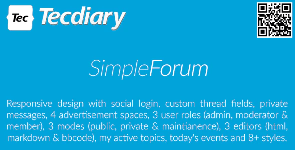 Simple Forum Responsive Bulletin Board