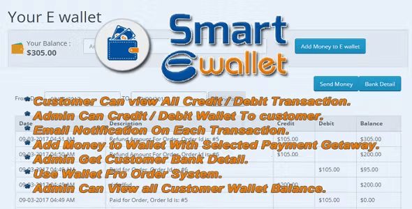 Smart E Wallet Opencart Plugin