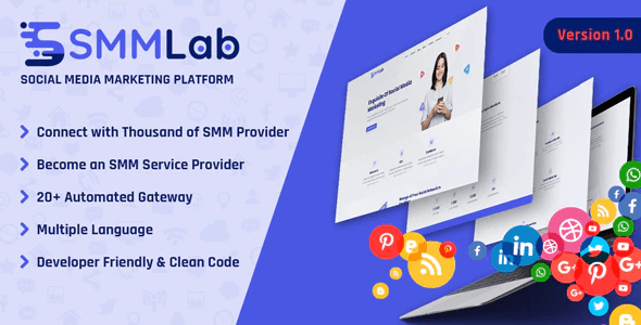 SMMLab Social Media Marketing SMM Platform