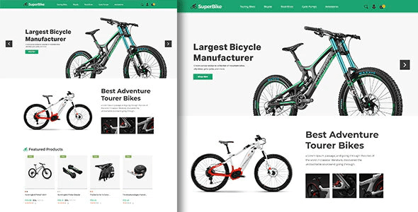 SuperBike Bicycle Magento Theme