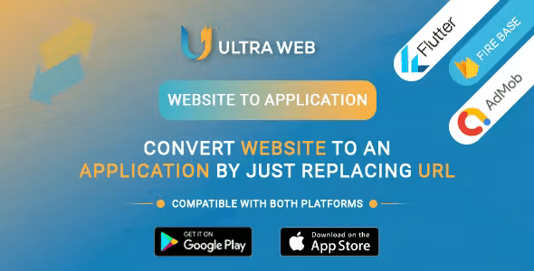 Ultra Web to App Convert Website into App with Flutter Android IOS