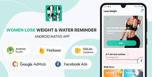 Women Lose Weight Water Reminder Android Kotlin