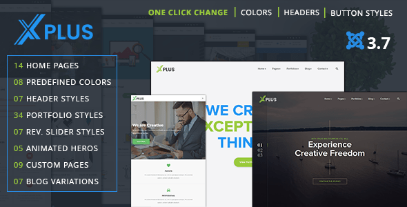 xPlus Responsive Multipurpose Business Joomla Theme